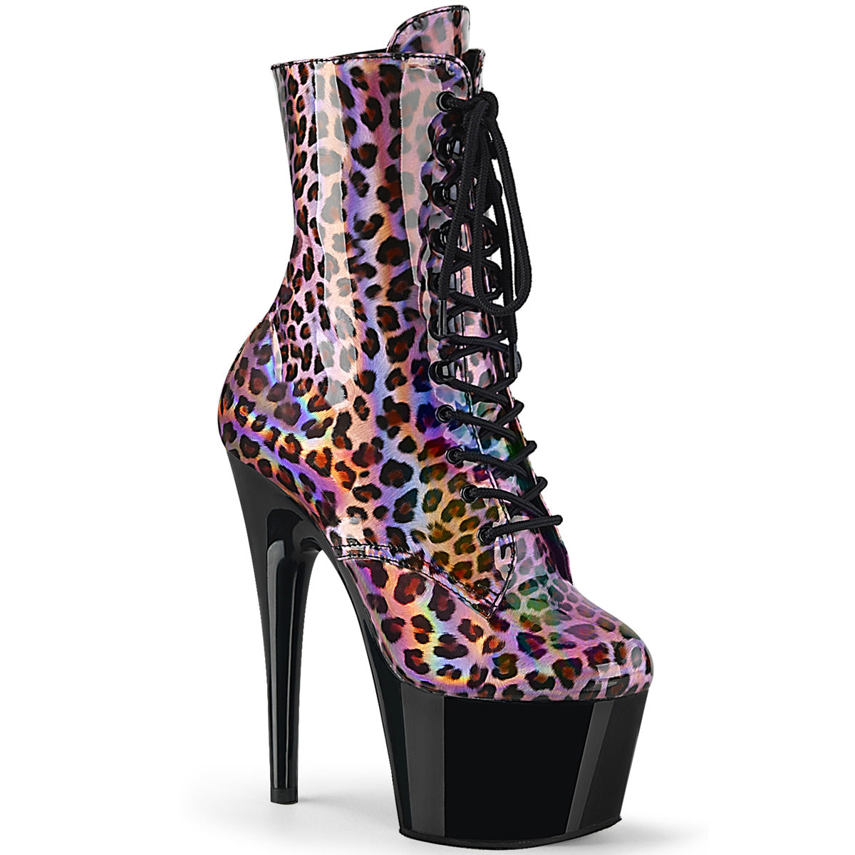 Pleaser Stivaletti da donna ADORE-1020LP ologramma rosa / BLK