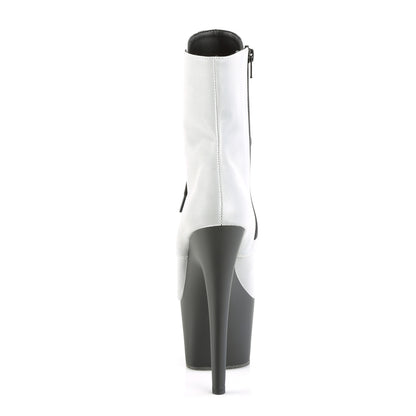 Pleaser Stivaletti da donna ADORE-1020Refl SLV riflettente / BLK opaco
