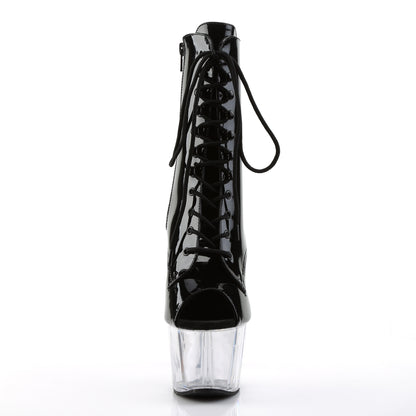 Pleaser Stivaletti da donna ADORE-1021 BLK PAT / CLR