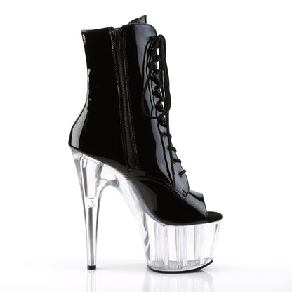 Pleaser Stivaletti da donna ADORE-1021 BLK PAT / CLR