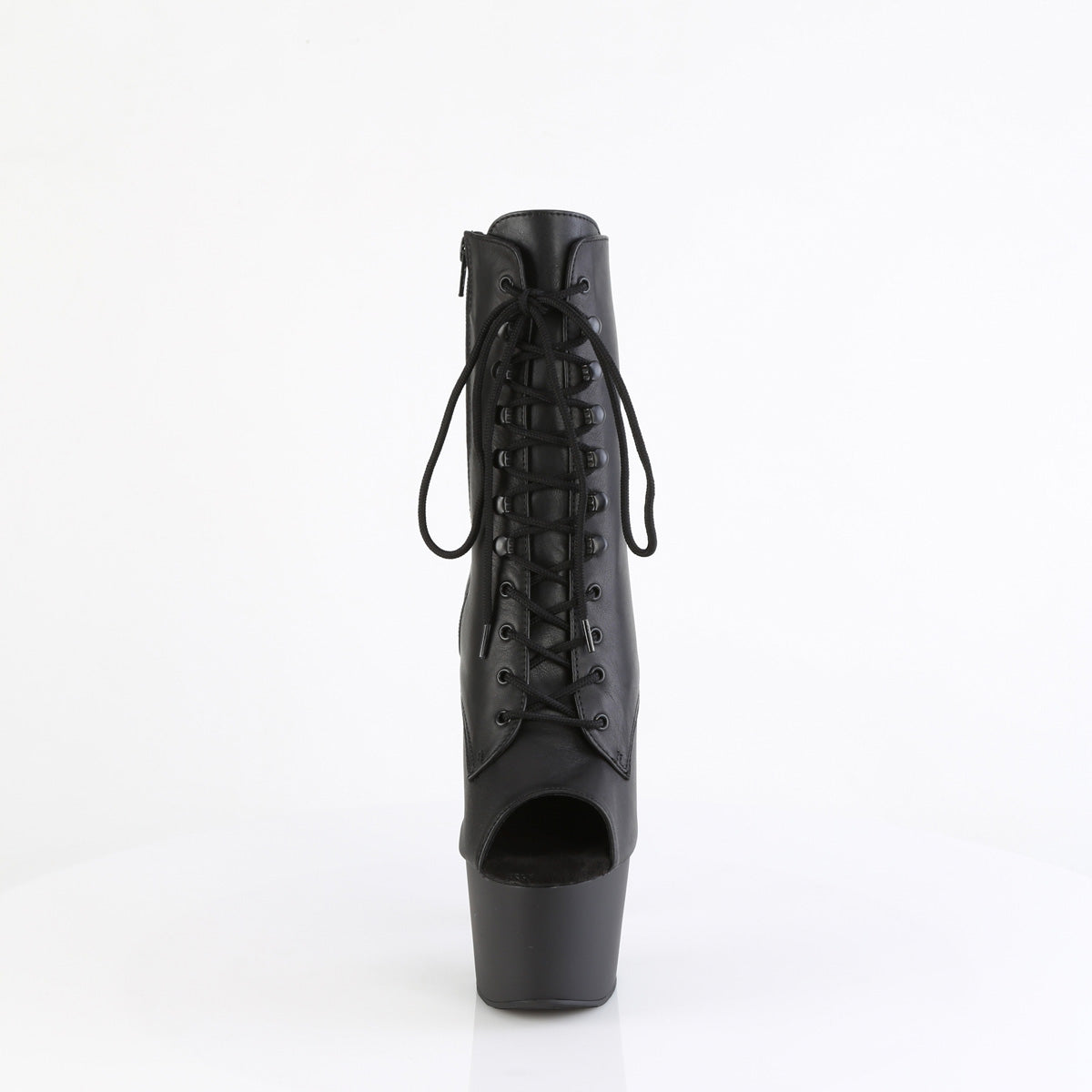 Pleaser   ADORE-1021 Blk Leather/Blk Matte