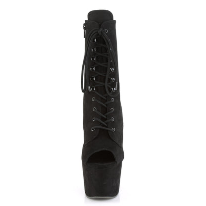 Pleaser Stivaletti da donna ADORE-1021FS BLK Faux Suede Suede / Blk Faux Suede