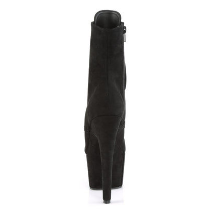 Pleaser Stivaletti da donna ADORE-1021FS BLK Faux Suede Suede / Blk Faux Suede