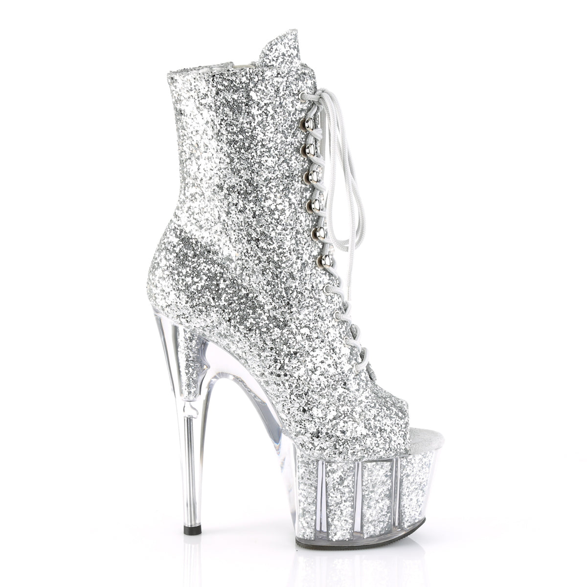 Pleaser Stivaletti da donna ADORE-1021G SLV Glitter / SLV GLITEER