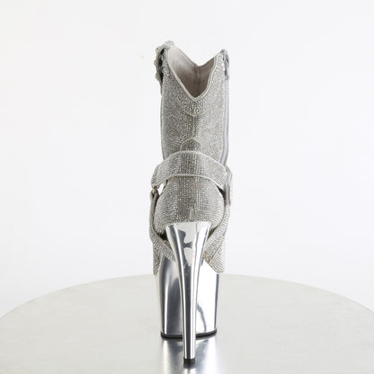 Pleaser  Stivali alla caviglia ADORE-1029Chrs SLV RS/SLV Chrome