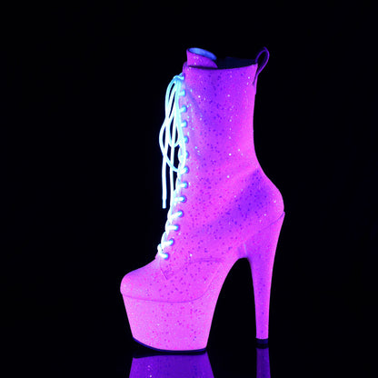 Pleaser   ADORE-1040-ig neon B. rosa glitter iridescente/m
