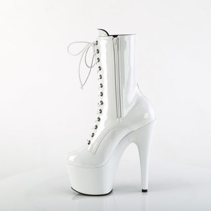 Pleaser   ADORE-1040TT Blk-Wht Pat/Blk-Wht
