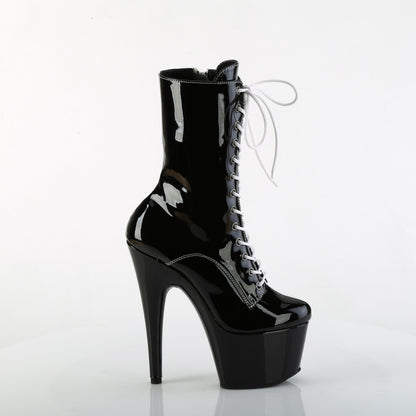 Pleaser   ADORE-1040TT Blk-Wht Pat/Blk-Wht