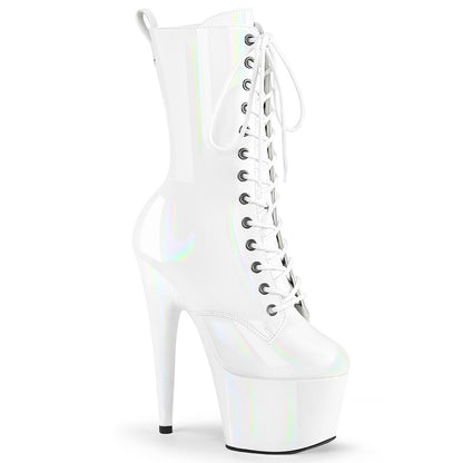 Pleaser   ADORE-1040wr-hg wht holo pat/m