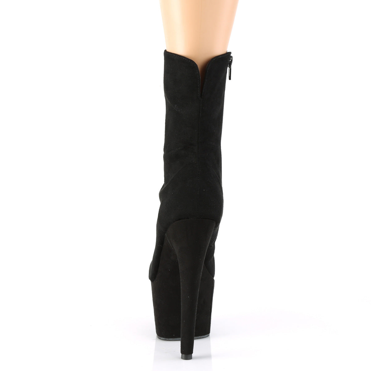 Pleaser Stivaletti da donna ADORE-1042 BLK FAUX Suede / Blk Faux Suede Suede
