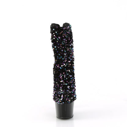 Pleaser   ADORE-1042sq blk multi paillettes/blk