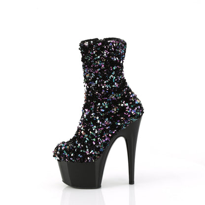 Pleaser   ADORE-1042sq blk multi paillettes/blk