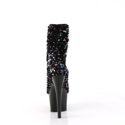 Pleaser   ADORE-1042sq blk multi paillettes/blk