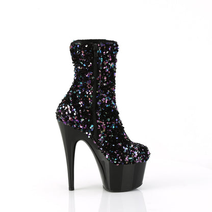 Pleaser   ADORE-1042sq blk multi paillettes/blk