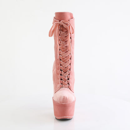 Pleaser   ADORE-1045VEL Dusty Pink Velvet/M