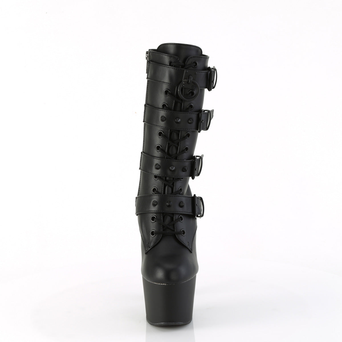 Pleaser   ADORE-1046 blk in pelle finta/blk opaca