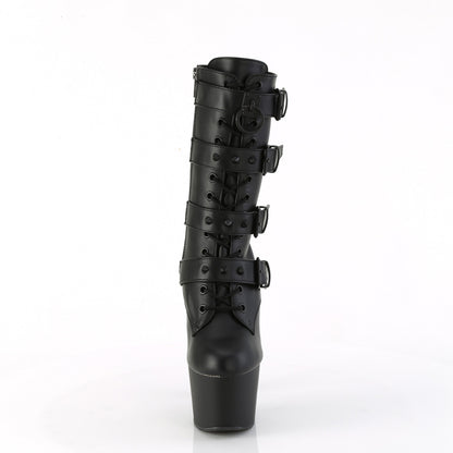 Pleaser   ADORE-1046 blk in pelle finta/blk opaca