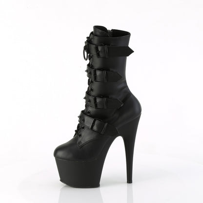 Pleaser   ADORE-1046 blk in pelle finta/blk opaca