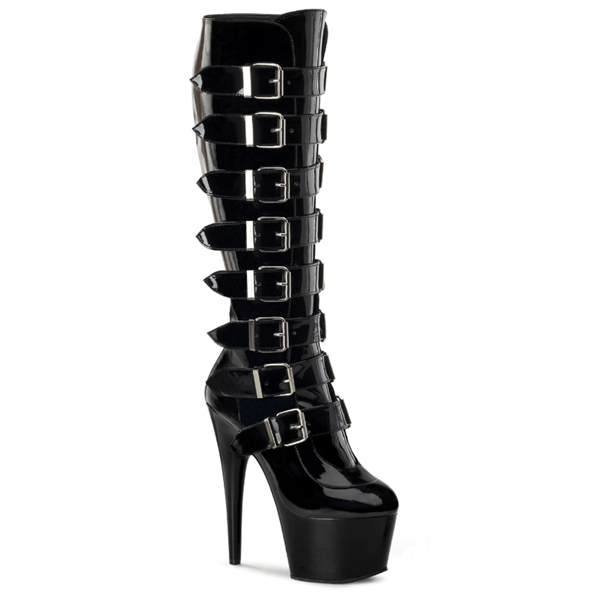 Pleaser Stivali da donna ADORE-2043 BLK PAT / BLK