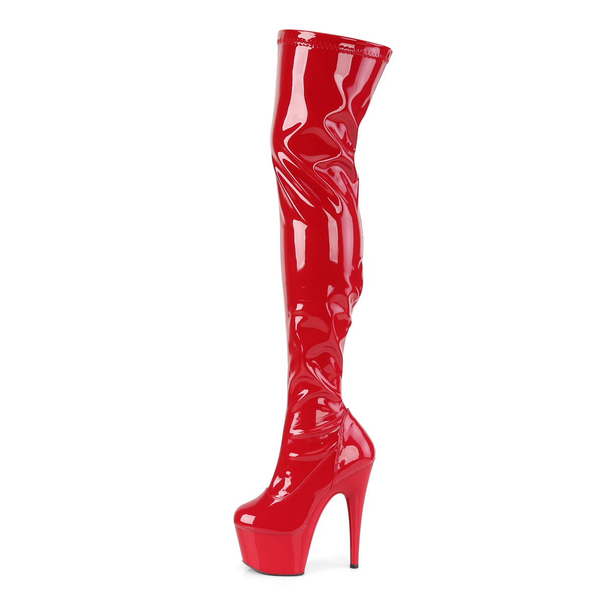 Pleaser Stivali da donna ADORE-3000 RED STR PAT / ROSSO