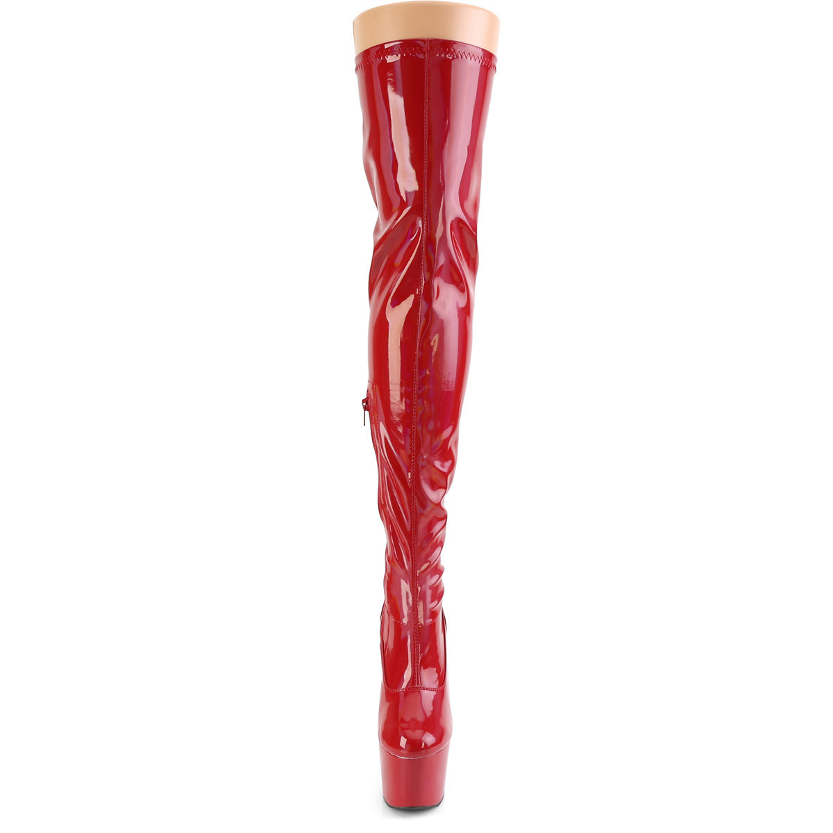 Pleaser Stivali da donna ADORE-3000HWR rosso str. Holo / Red Holo