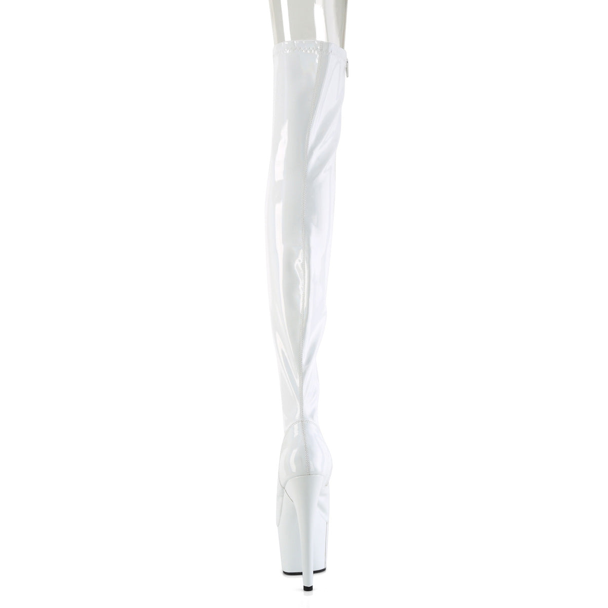 Pleaser   ADORE-3011HWR Wht Str. Holo/Wht Holo
