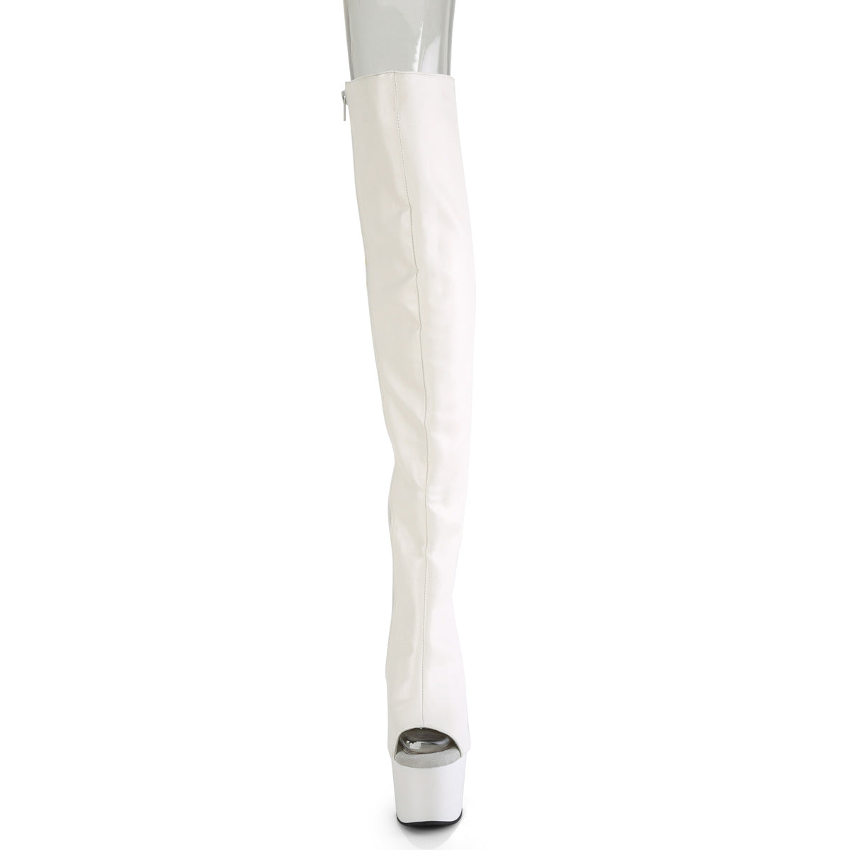 Pleaser   ADORE-3019 WHT FAUX PELLE/WHT MATTE