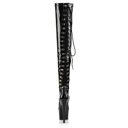 Pleaser Stivali da donna ADORE-3063 BLK STR PAT / BLK