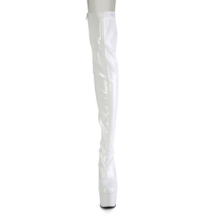 Pleaser   ADORE-3063 WHT STR PAT/WHT