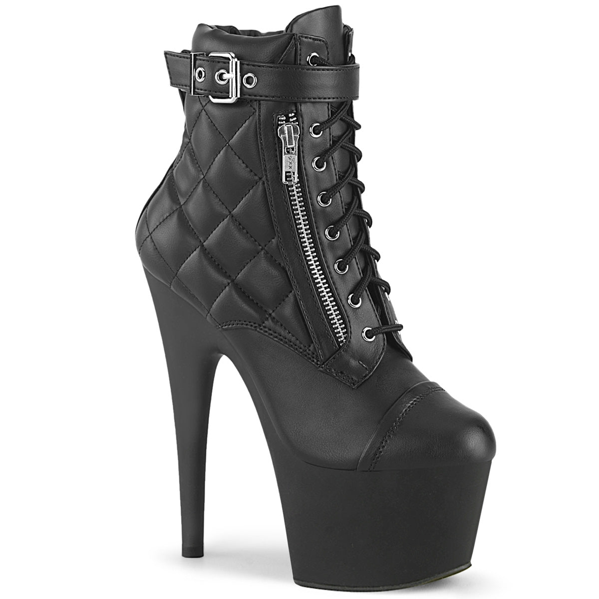 Pleaser   ADORE-700-05 BLK Fux in pelle/BLK MATTE
