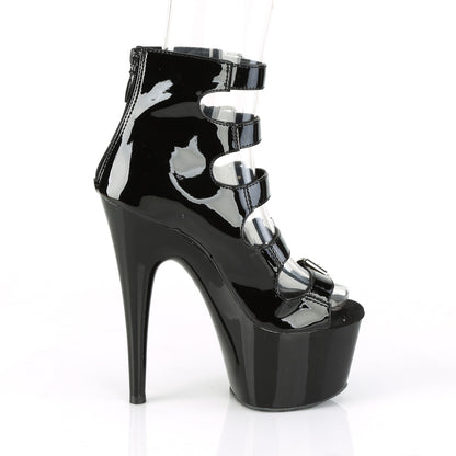 Pleaser Stivaletti da donna ADORE-700-33 BLK PAT / BLK