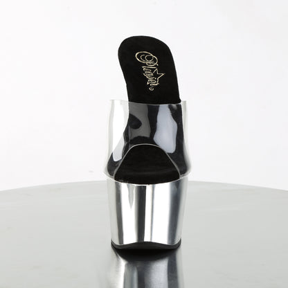 Pleaser Sandali da donna ADORE-701 CLR / SLV Chrome
