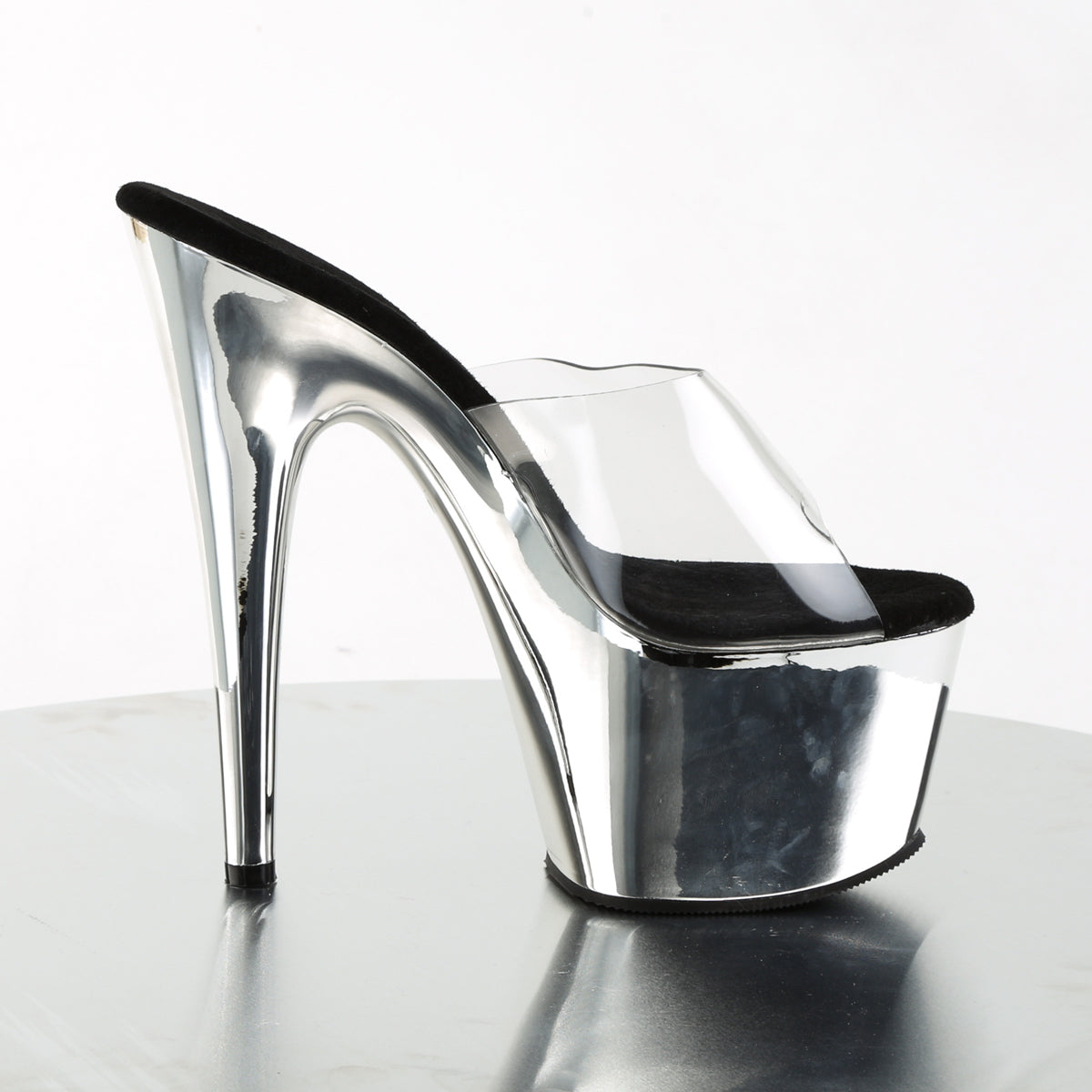 Pleaser Sandali da donna ADORE-701 CLR / SLV Chrome