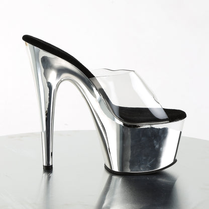 Pleaser Sandali da donna ADORE-701 CLR / SLV Chrome