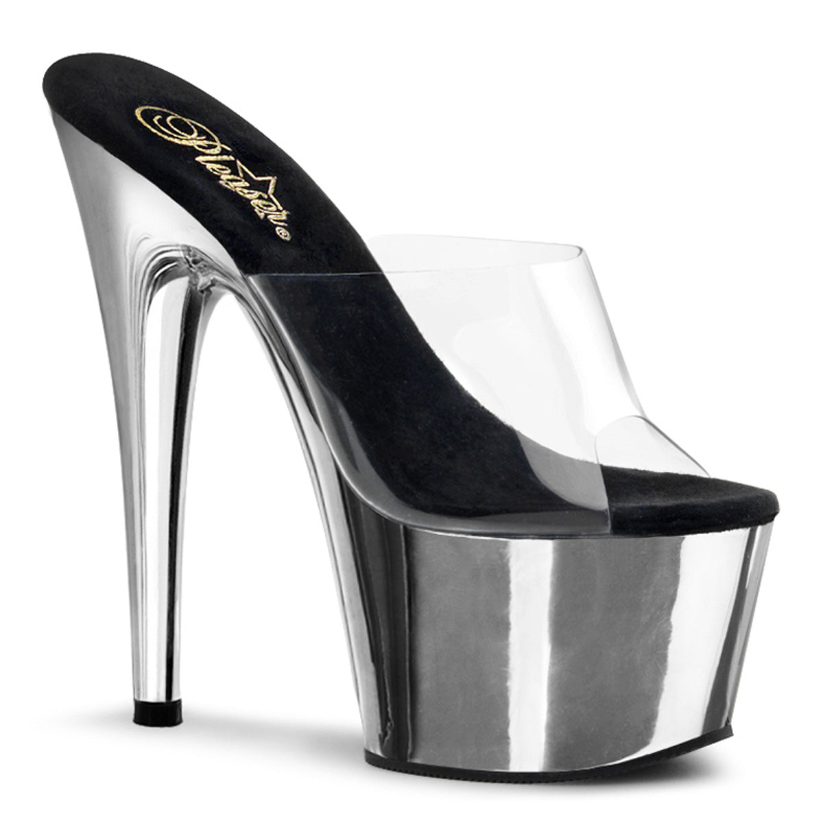 Pleaser Sandali da donna ADORE-701 CLR / SLV Chrome