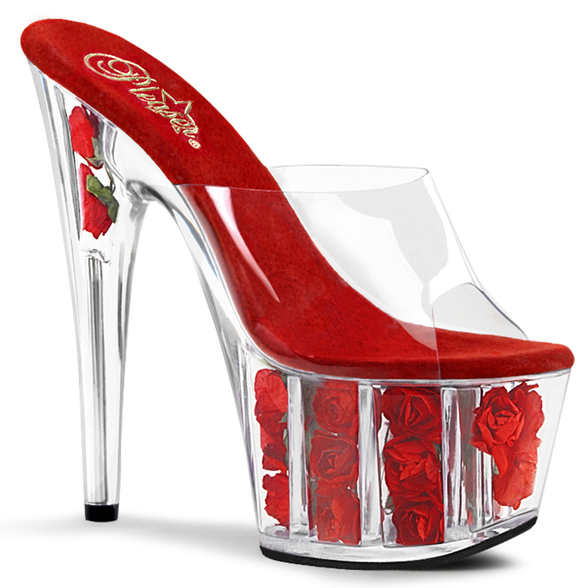 Pleaser Sandali da donna ADORE-701fl clr / fiori rossi