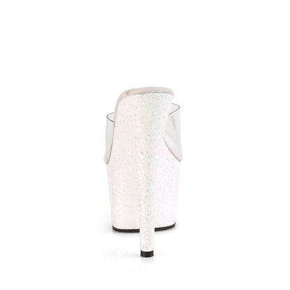 Pleaser Sandali da donna ADORE-701lg CLR / Opal Multitter