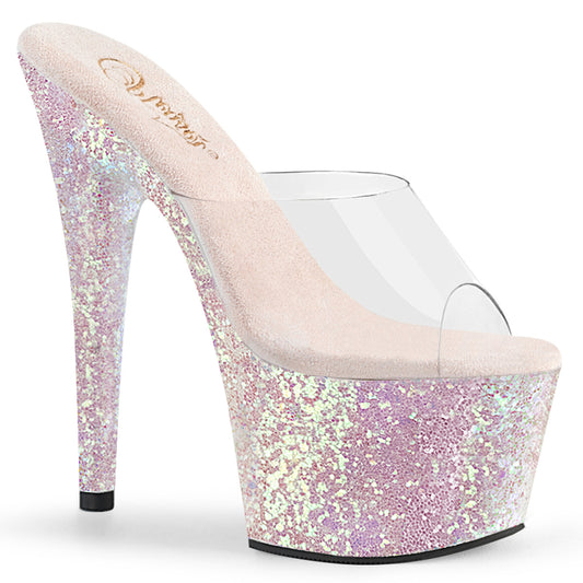 Pleaser Sandali da donna ADORE-701lg CLR / Opal Multitter