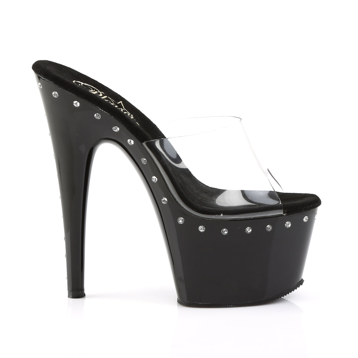 Pleaser Sandali da donna ADORE-701LS CLR / BLK