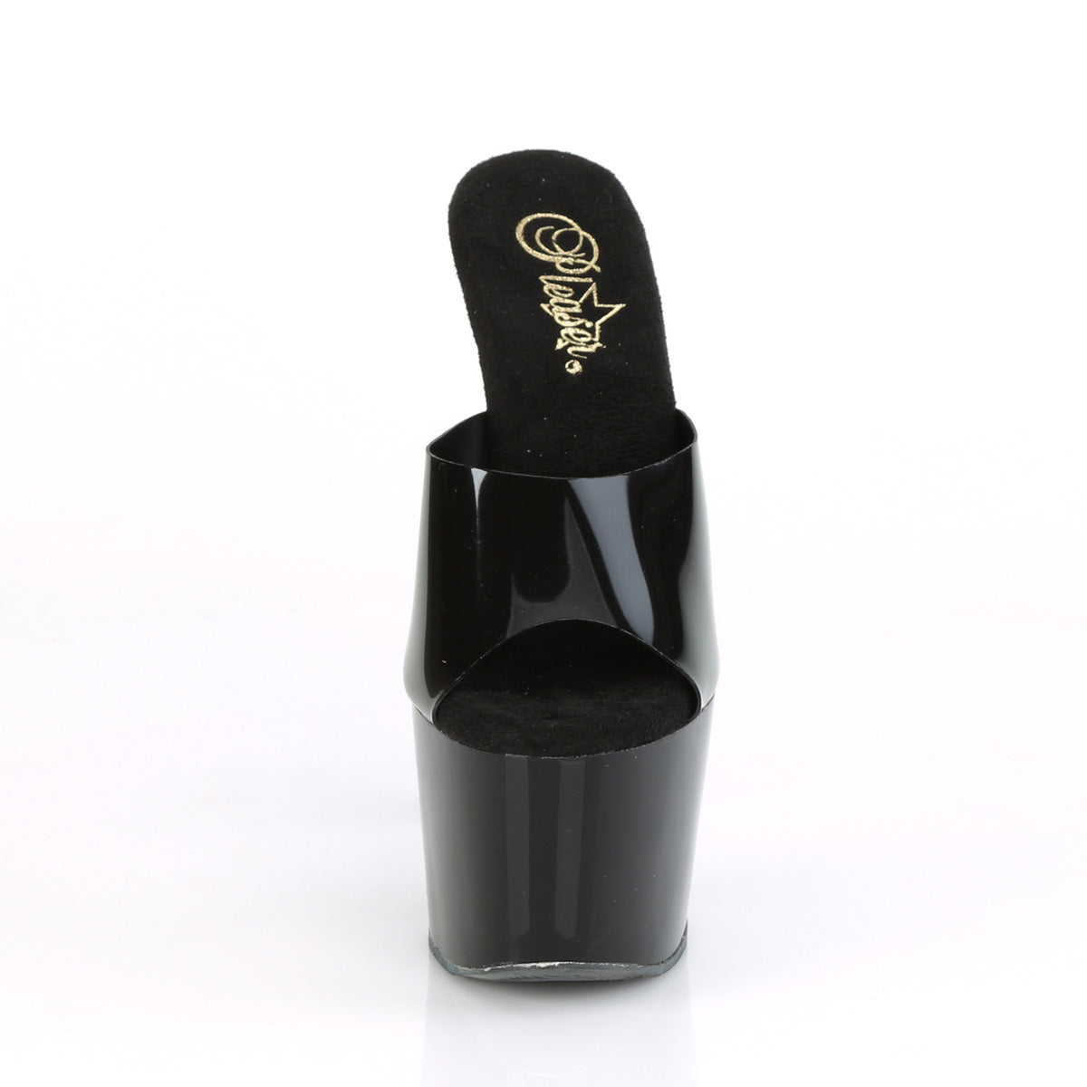Pleaser Sandali da donna ADORE-701N BLK (Jelly-Like) TPU / BLK