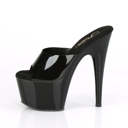 Pleaser Sandali da donna ADORE-701N BLK (Jelly-Like) TPU / BLK
