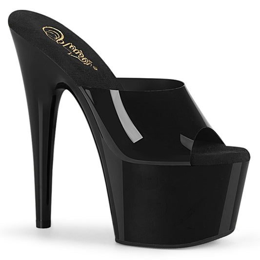 Pleaser Sandali da donna ADORE-701N BLK (Jelly-Like) TPU / BLK