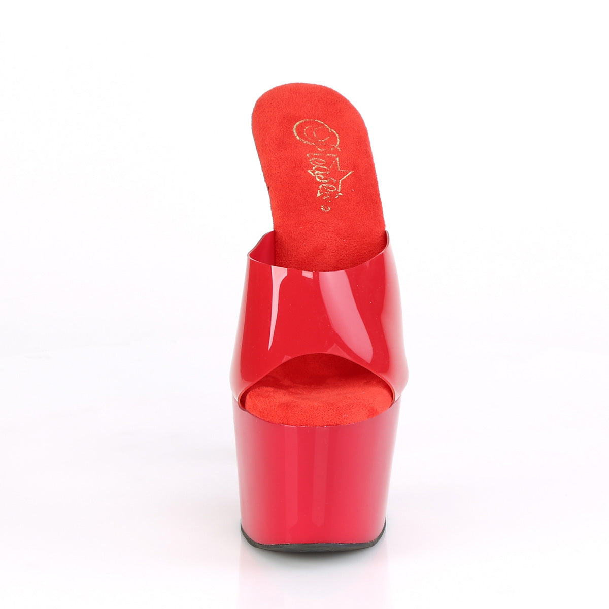 Pleaser Sandali da donna ADORE-701n rosso (jelly-like) TPU / rosso