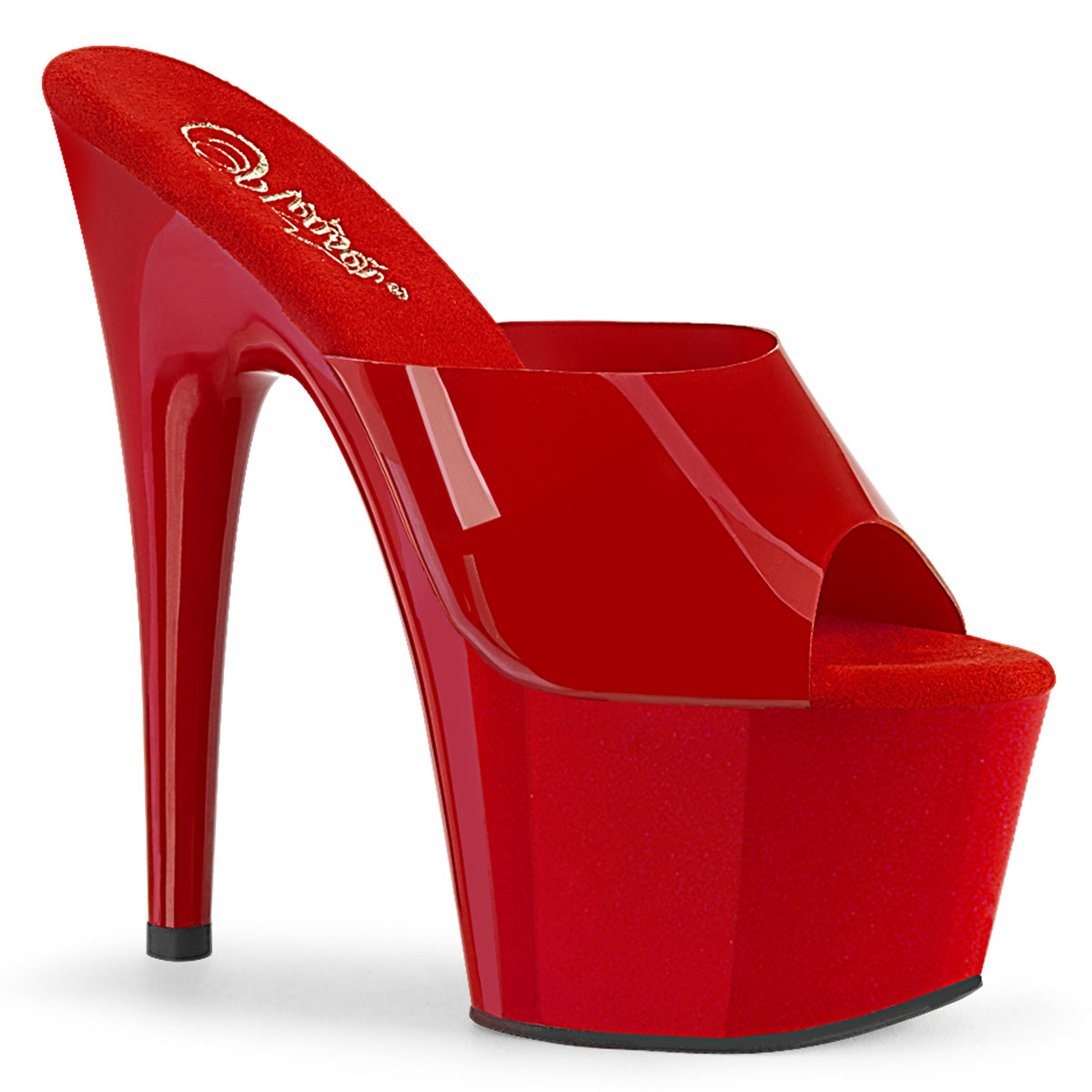 Pleaser Sandali da donna ADORE-701n rosso (jelly-like) TPU / rosso