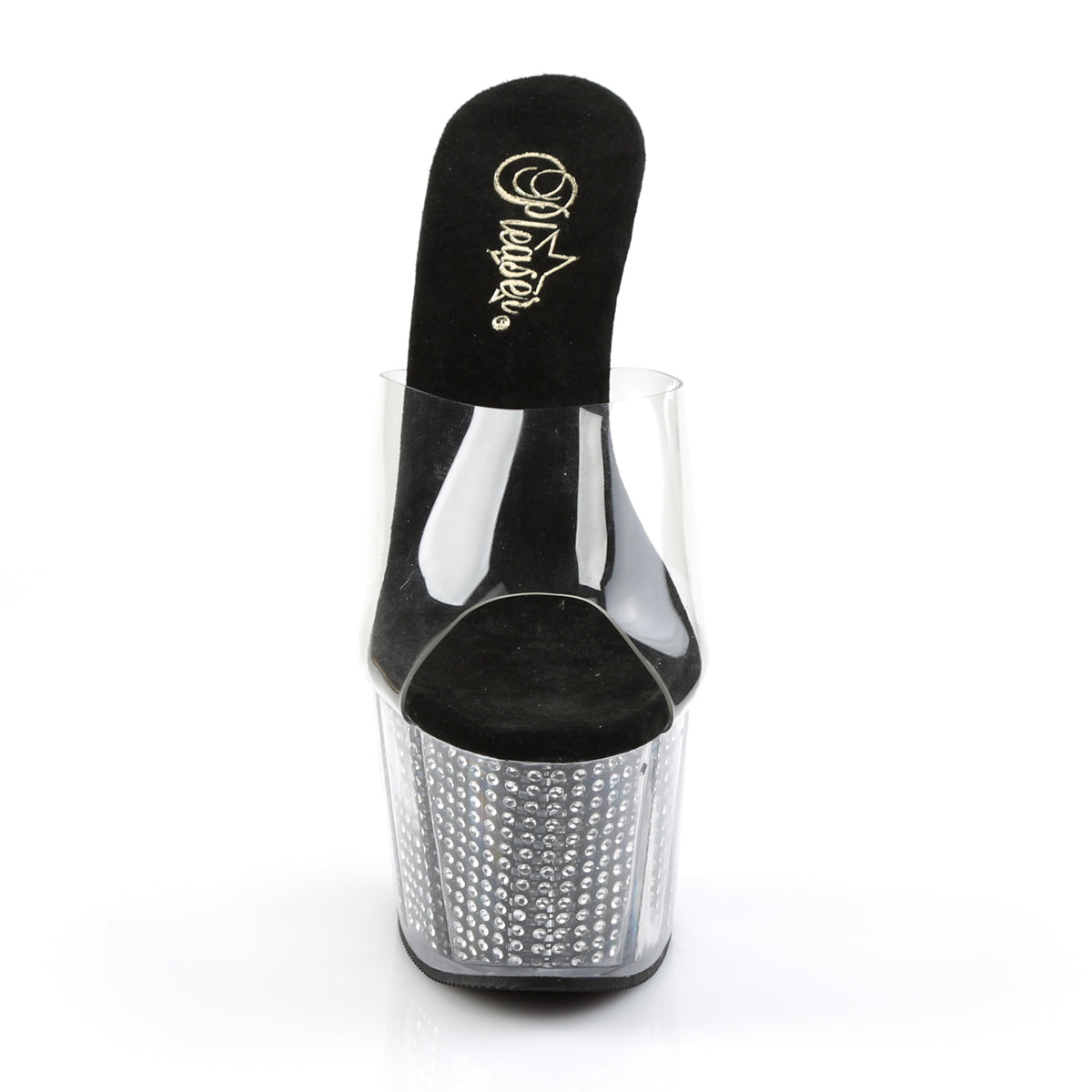 Pleaser Sandali da donna ADORE-701SRS CLR / BLK SRS