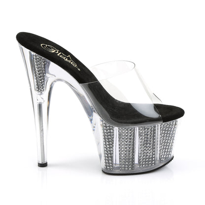 Pleaser Sandali da donna ADORE-701SRS CLR / BLK SRS