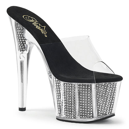 Pleaser Sandali da donna ADORE-701SRS CLR / BLK SRS