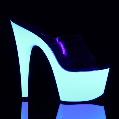 Pleaser Sandali da donna ADORE-701uv clr / neon wht