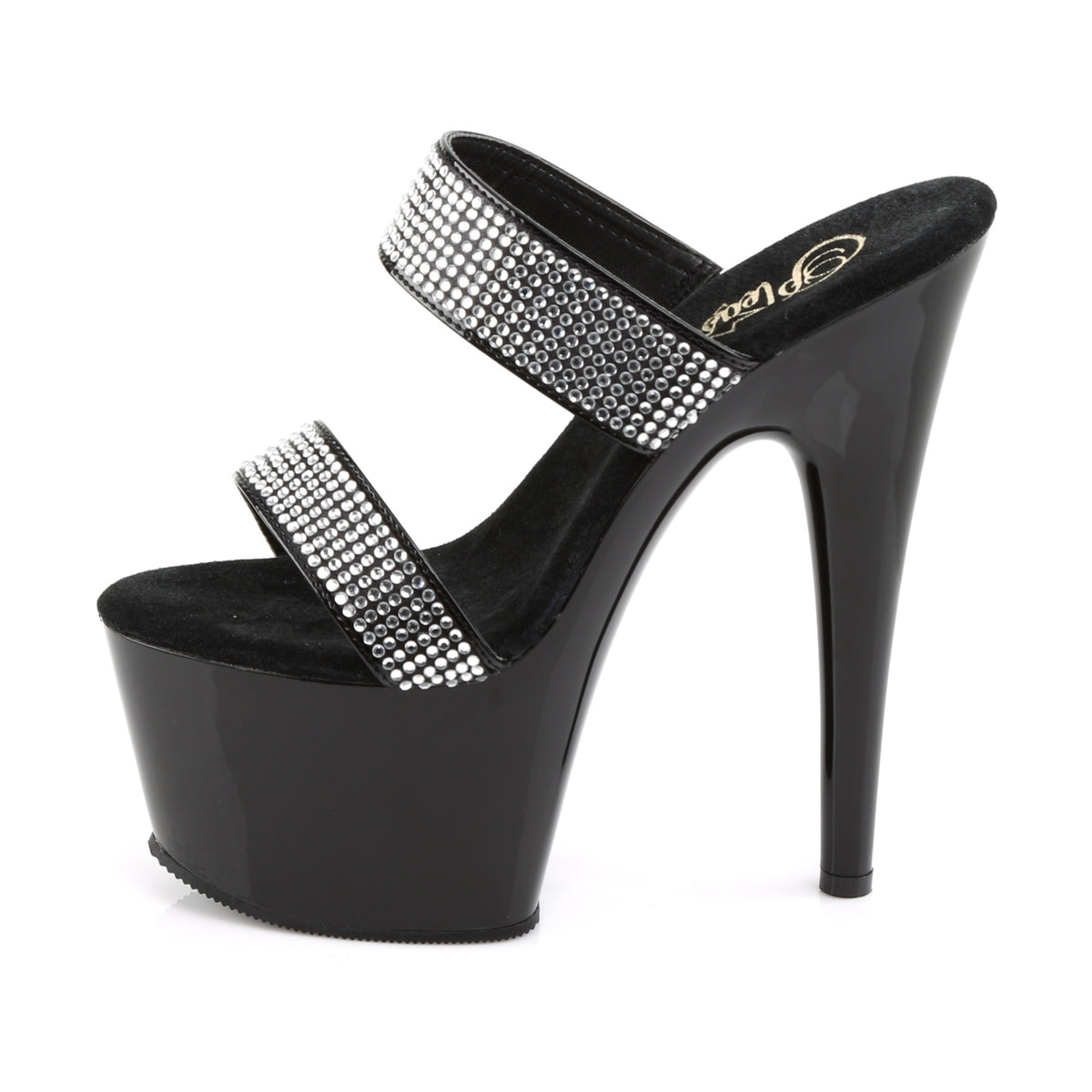 Pleaser Sandali da donna ADORE-702-2 BLK / BLK