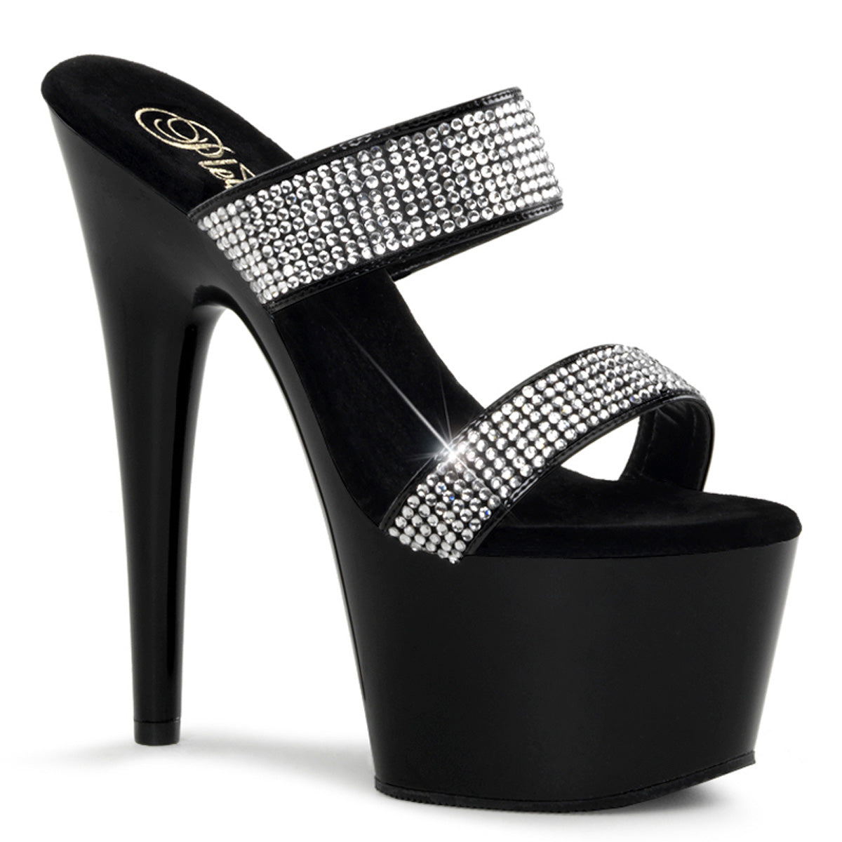 Pleaser Sandali da donna ADORE-702-2 BLK / BLK